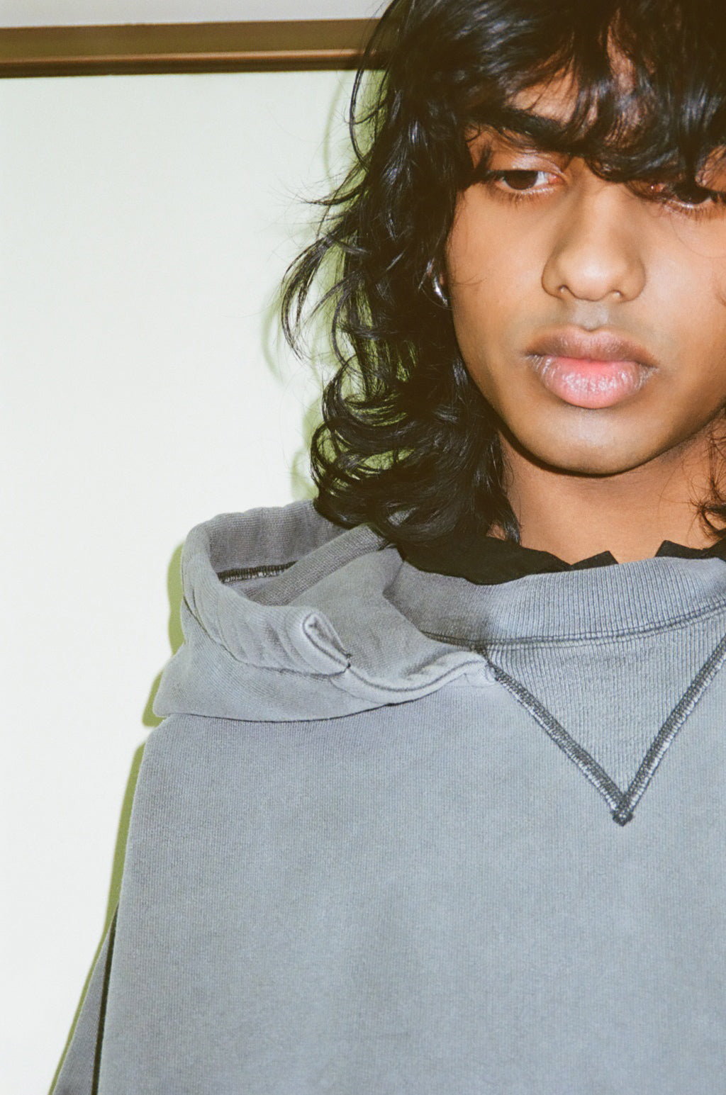 concause Online Shop (コンコース オンラインショップ) |W-V AFTER HOODIE (ダブルVガゼット後付けフーディー) | メンズ パーカー フーディー ヴィンテージ ビンテージ ドメスティック ブランド 加工 ダメージ カジュアル