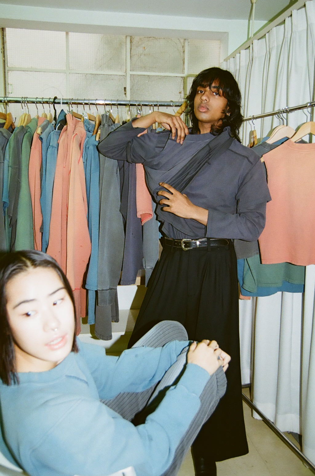 concause Online Shop (コンコース オンラインショップ) | SKIPPER LONG SLEEVE SWEAT SHIRTS (スキッパーロングスリーブスウェットシャツ) |メンズ ヴィンテージ ビンテージ ドメスティック ブランド 長袖 加工 ダメージ カジュアル スキッパー スウェット