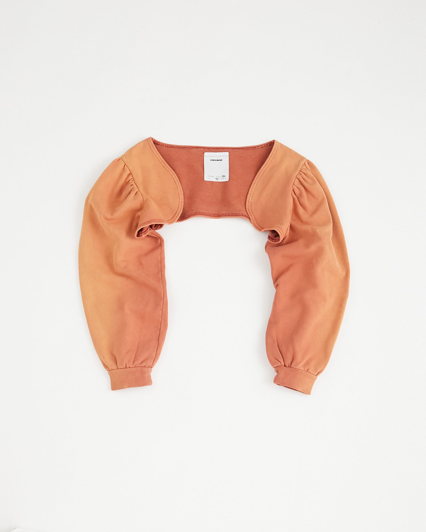 concause Online Shop (コンコース オンラインショップ) | BOLERO SWEAT SHIRTS (ボレロスウェットシャツ) | レディース ウィメンズ カーディガン カーデ ヴィンテージ ビンテージ レッド 赤 オレンジ ドメスティック ブランド