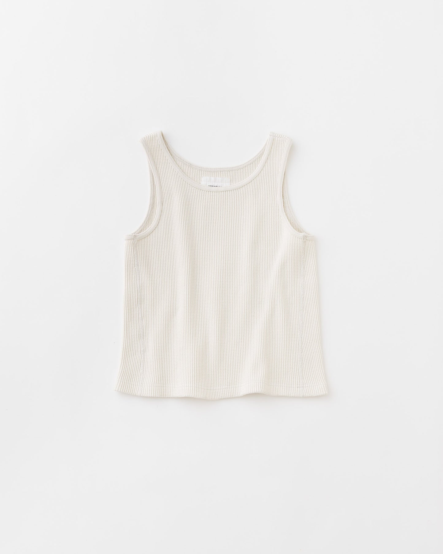 concause Online Shop (コンコース オンラインショップ) | WAFFLE TANK TOP (ワッフルタンクトップ)| レディース ウィメンズ ヴィンテージ ビンテージ ドメスティック ブランド タンク 加工 ダメージ カジュアル OFF WHITE オフホワイト シロ 白