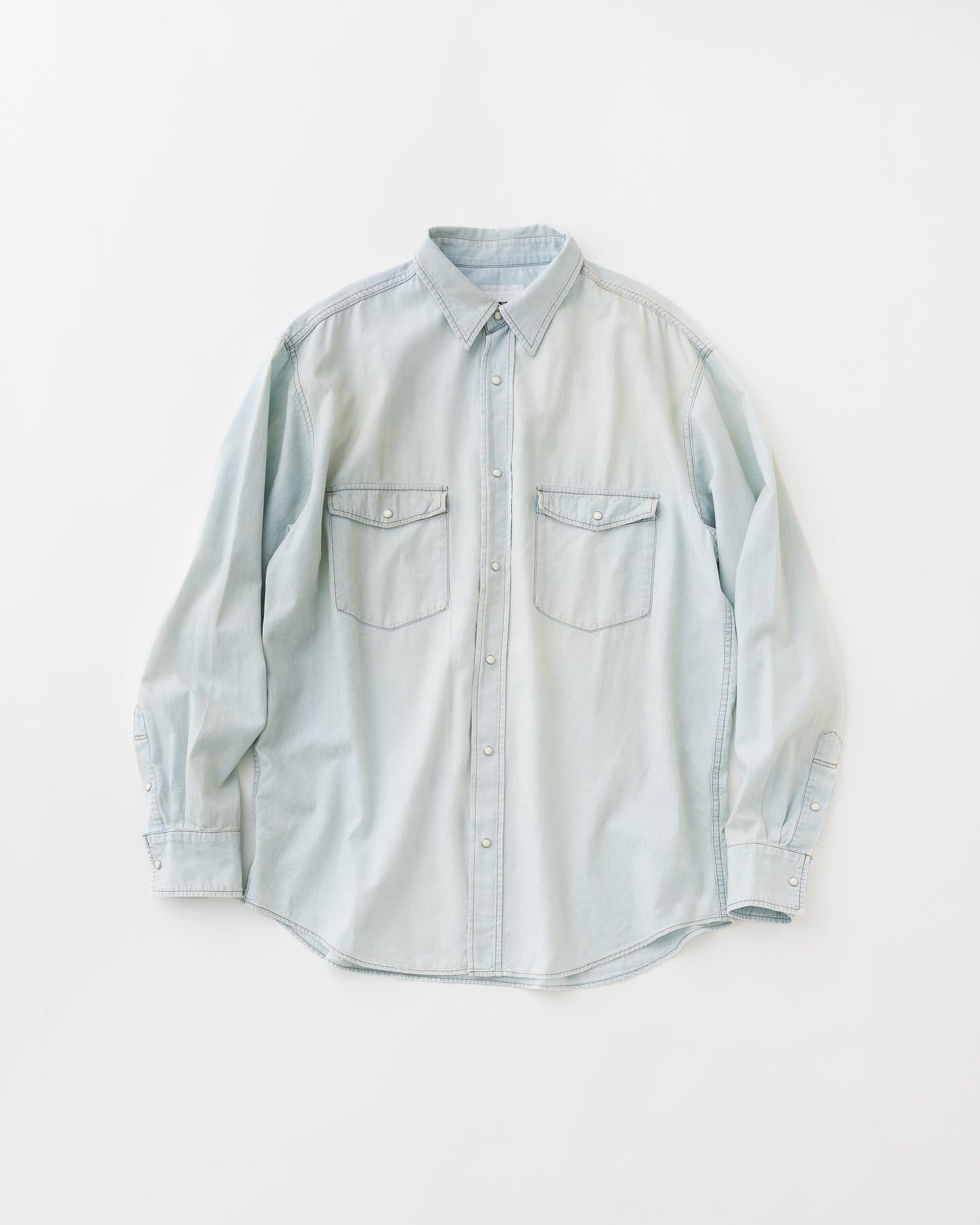 concause Online Shop (コンコース オンラインショップ) | CHAMBRAY WESTERN SHIRT (シャンブレーウエスタンシャツ) |メンズ ヴィンテージ ビンテージ ドメスティック ブランド 加工 ダメージ カジュアル デニム シャツ indigo インディゴ