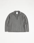 concause Online Shop (コンコース オンラインショップ) | SKIPPER LONG SLEEVE SWEAT SHIRTS (スキッパーロングスリーブスウェットシャツ) |メンズ ヴィンテージ ビンテージ ドメスティック ブランド 長袖 加工 ダメージ カジュアル スキッパー スウェット ブラック 黒 クロ チャコール