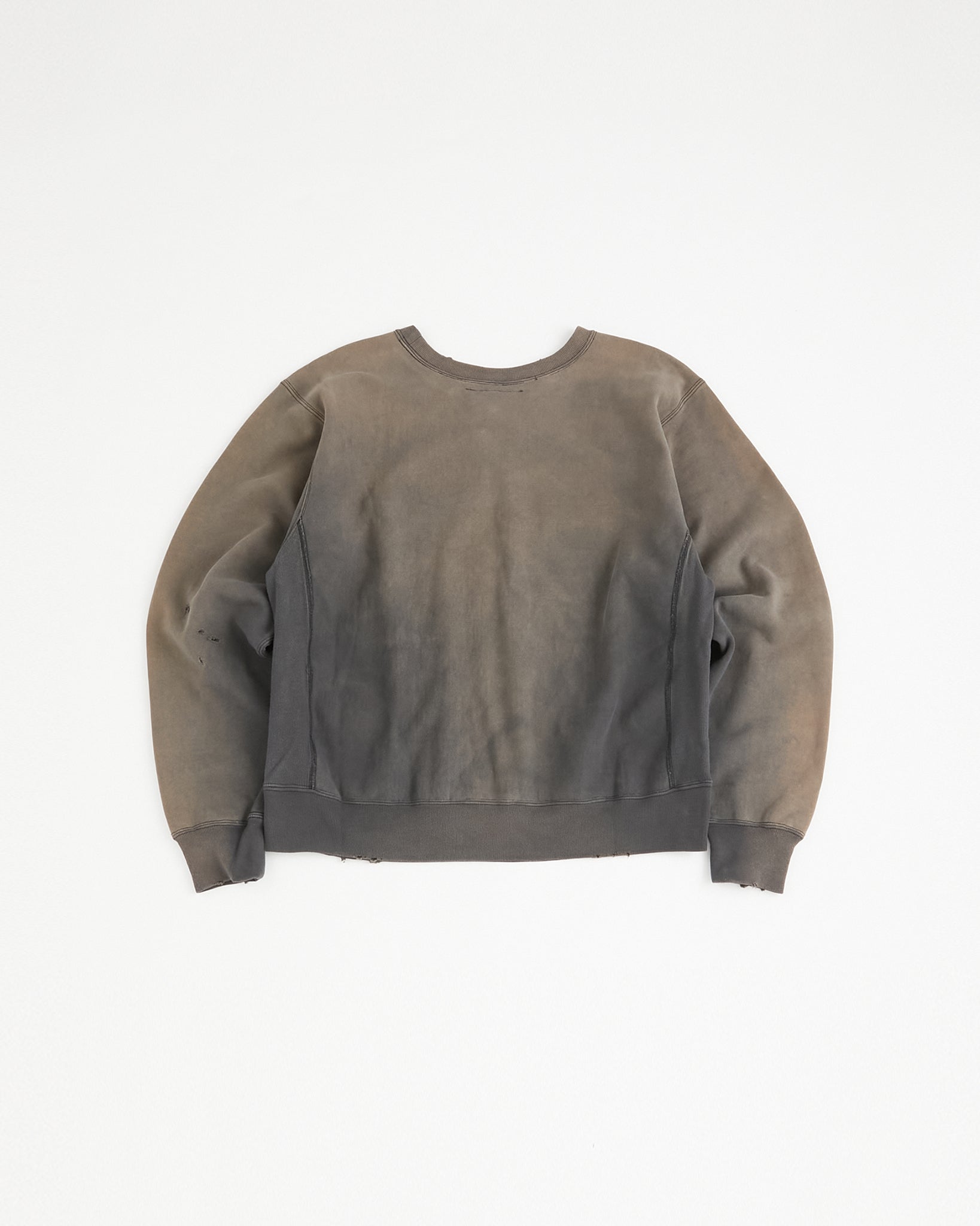 concause Online Shop (コンコース オンラインショップ) | RW F-V SWEAT SHIRTS (リバースウィーブ フロントVガゼットスウェットシャツ) | メンズ ヴィンテージ ビンテージ ドメスティック ブランド 長袖 加工 ダメージ カジュアル スウェット トレーナー ネイビー