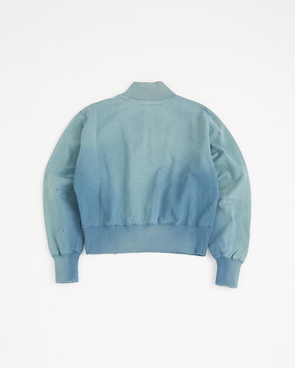 concause Online Shop (コンコース オンラインショップ) | HALF ZIP SWEAT SHIRTS (ハーフジップスウェットシャツ) |レディース ウィメンズ ヴィンテージ ビンテージ ドメスティック ブランド 長袖 加工 ダメージ カジュアル ブルー 青
