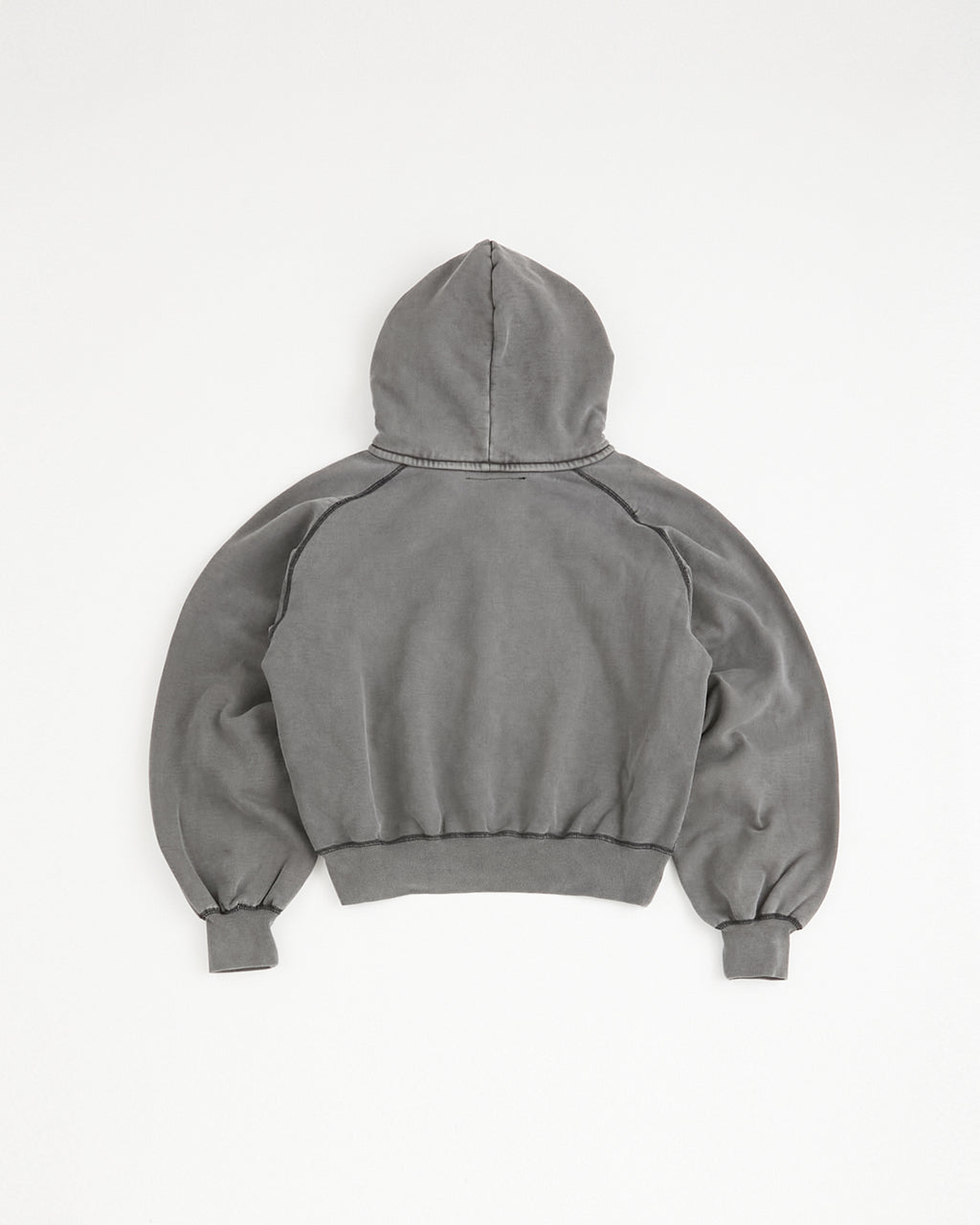 concause Online Shop (コンコース オンラインショップ) | W-V AFTER HOODIE (ダブルVガゼット後付けフーディー) | パーカー レディース フーディ ヴィンテージ ビンテージ ドメスティック ブランド 長袖 加工 ダメージ カジュアル  ブラック 黒 クロ チャコール