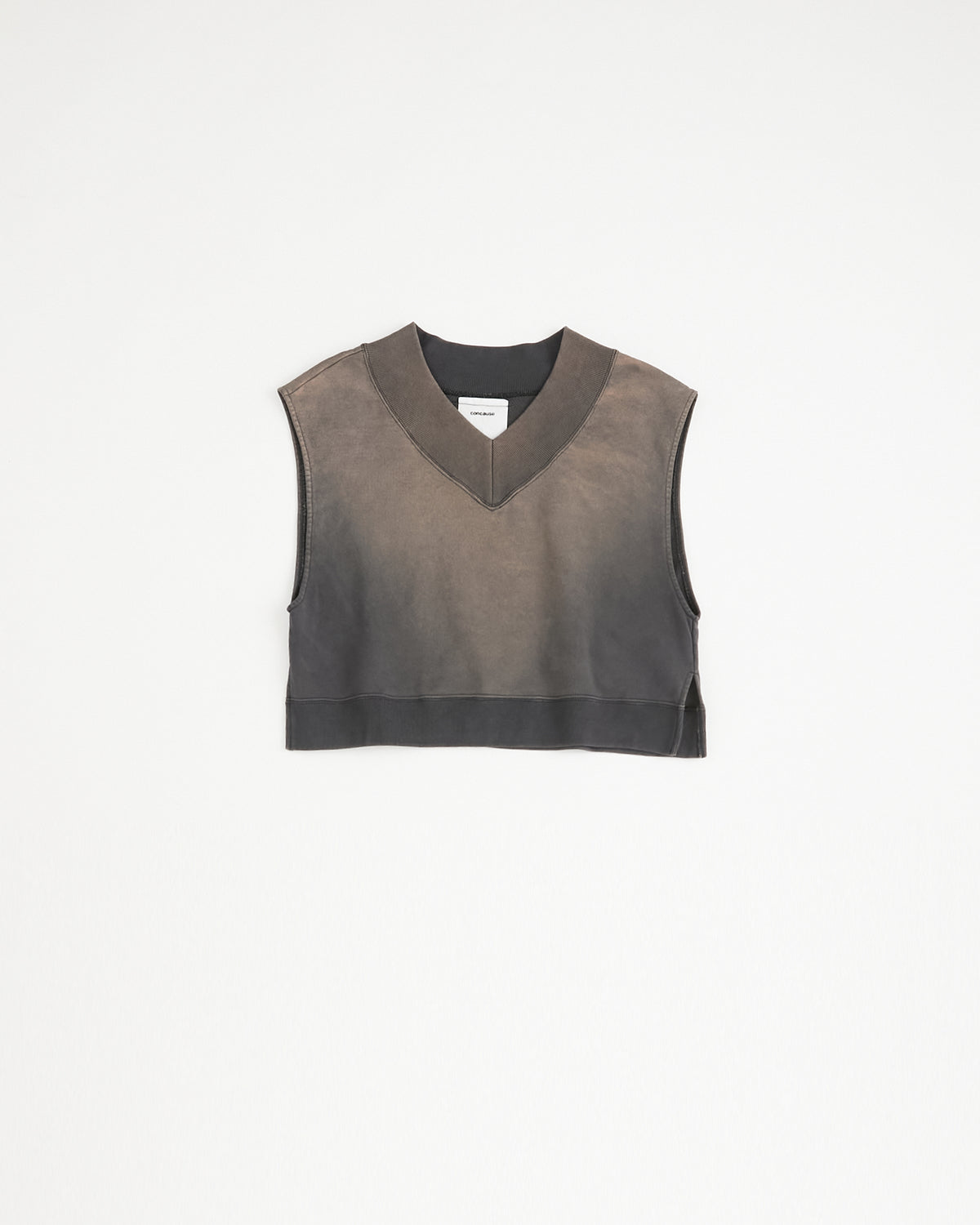 concause Online Shop (コンコース オンラインショップ) | V-NECK NO SLEEVE SWEAT SHIRTS (Vネックノースリーブスウェットシャツ) | レディース  ウィメンズ ヴィンテージ ビンテージ ドメスティック ブランド 加工 ダメージ カジュアル  ベスト ネイビー