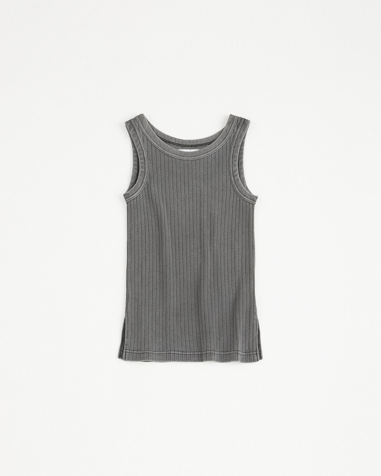 concause Online Shop (コンコース オンラインショップ) | FADE TANK TOP (フェードタンクトップ)| レディース ウィメンズ ヴィンテージ ビンテージ ドメスティック ブランド タンク 加工 ダメージ カジュアル 黒 クロ チャコール スミクロ