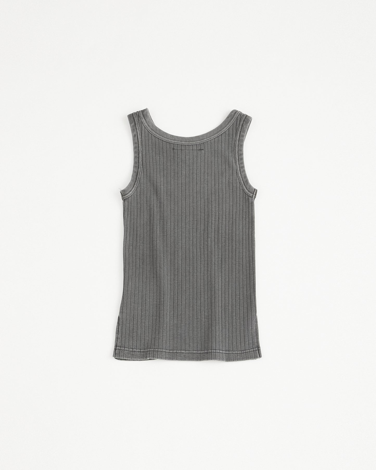 concause Online Shop (コンコース オンラインショップ) | FADE TANK TOP (フェードタンクトップ)| レディース ウィメンズ ヴィンテージ ビンテージ ドメスティック ブランド タンク 加工 ダメージ カジュアル クロ 黒 チャコール スミクロ