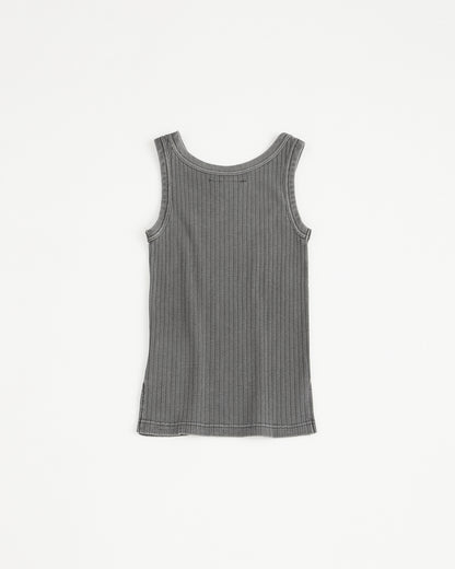 concause Online Shop (コンコース オンラインショップ) | FADE TANK TOP (フェードタンクトップ)| レディース ウィメンズ ヴィンテージ ビンテージ ドメスティック ブランド タンク 加工 ダメージ カジュアル クロ 黒 チャコール スミクロ