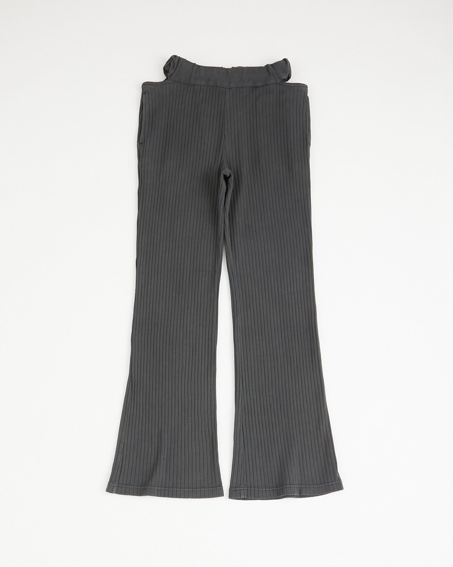 concause Online Shop (コンコース オンラインショップ) | RIB PANTS (リブパンツ) | カットソー レディース  ウィメンズ ヴィンテージ ビンテージ ドメスティック ブランド 加工 ダメージ カジュアル カットパンツ 総ゴム ネイビー