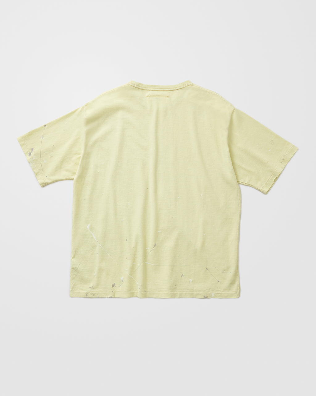 concause S/S TEE / YELLOW 背面

