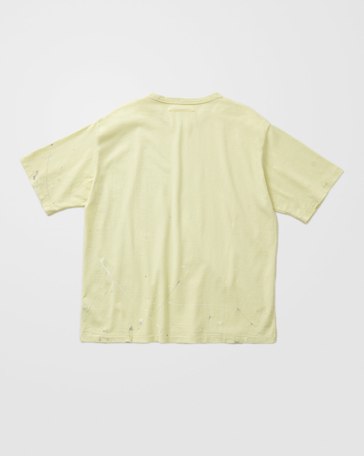 concause S/S TEE / YELLOW 背面
