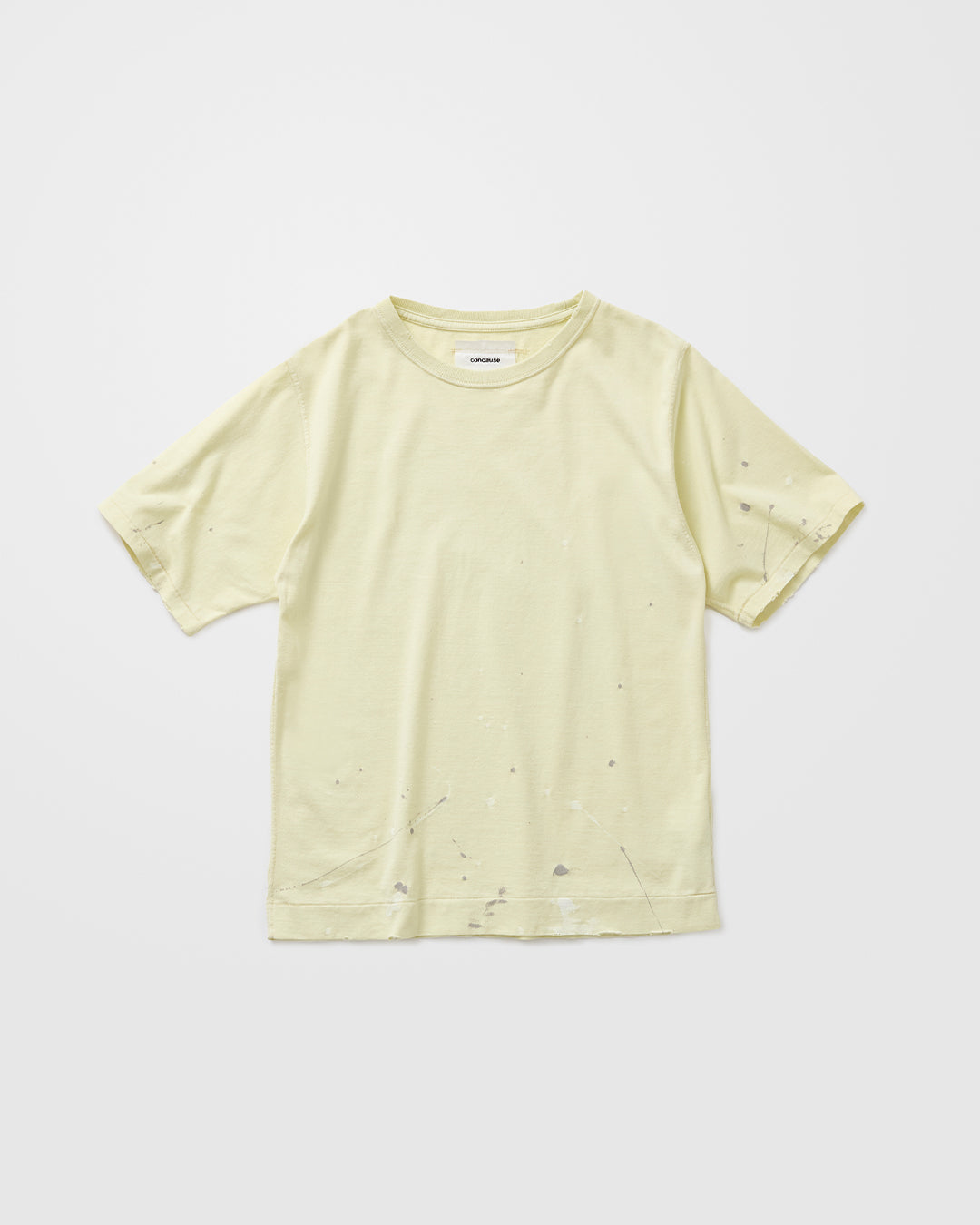 concause LITTLE S/S TEE / YELLOW 正面
