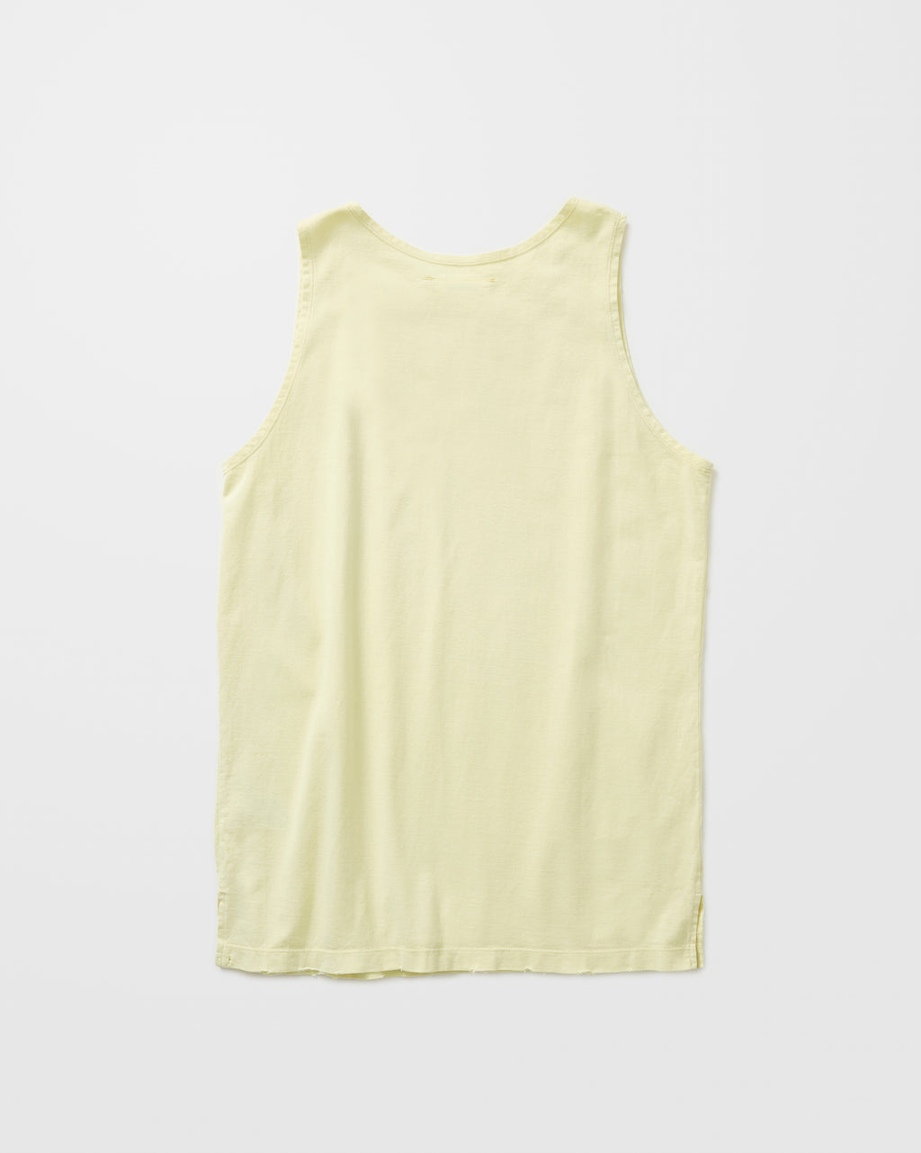 concause TANK TOP / YELLOW 背面

