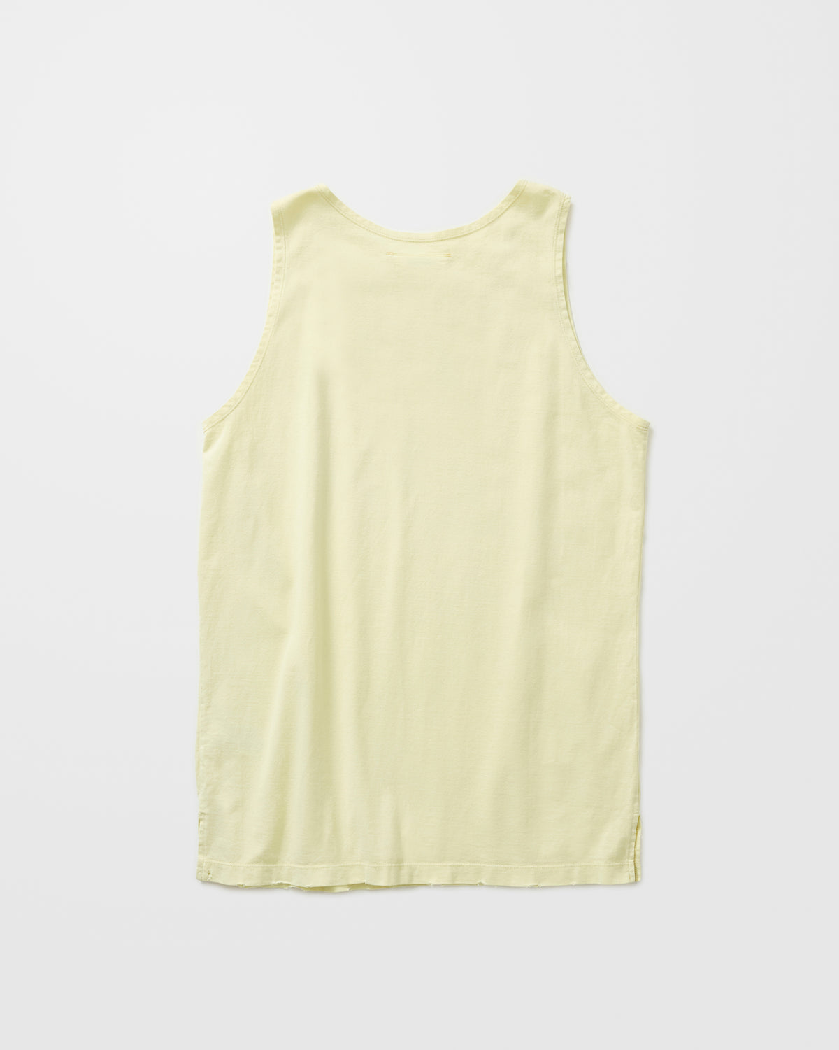 concause TANK TOP / YELLOW 背面

