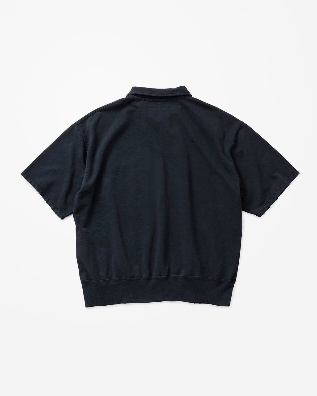 concause FRONT HALF ZIP SWEAT SHIRTS / BLACK 背面
