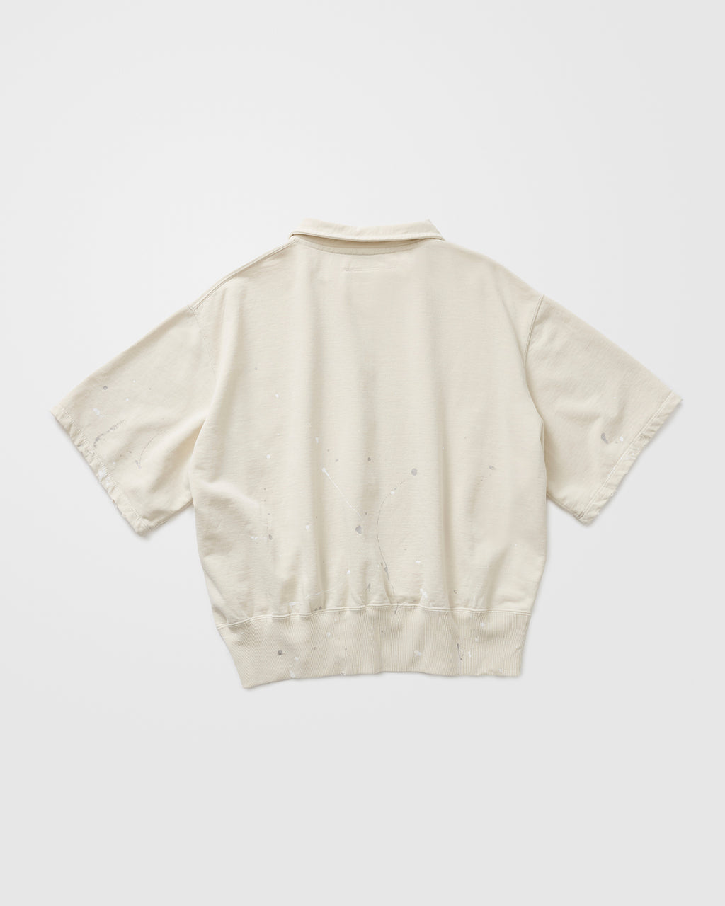 concause FRONT HALF ZIP SWEAT SHIRTS / OFF WHITE 背面