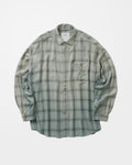 concause CHECK SHIRTS / BLUE 正面
