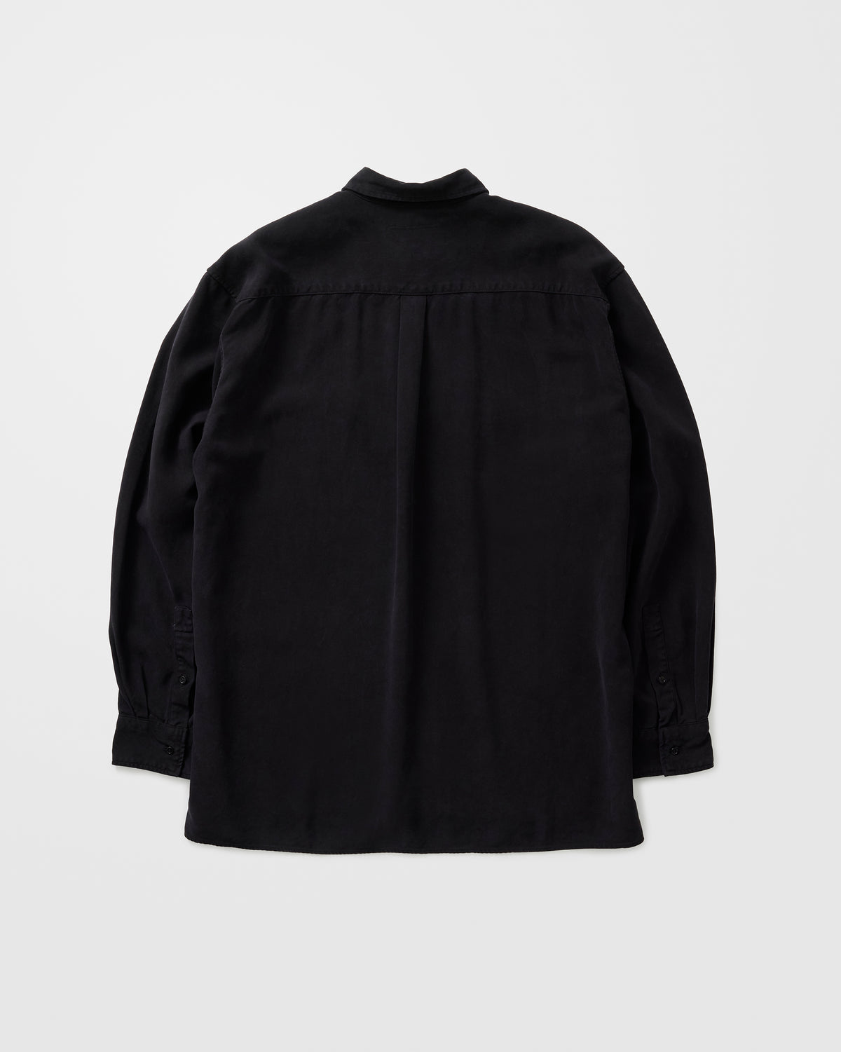 concause TENCEL SHIRTS / BLACK 背面
