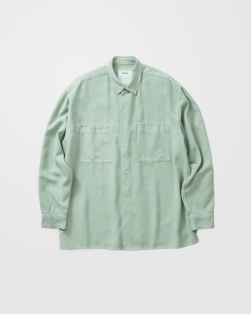 concause TENCEL SHIRTS / GREEN 正面
