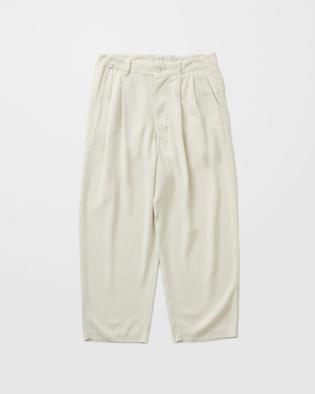 concause TENCEL WIDE SLACKS / OFF WHITE 正面
