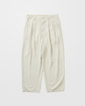 concause TENCEL WIDE SLACKS / OFF WHITE 正面
