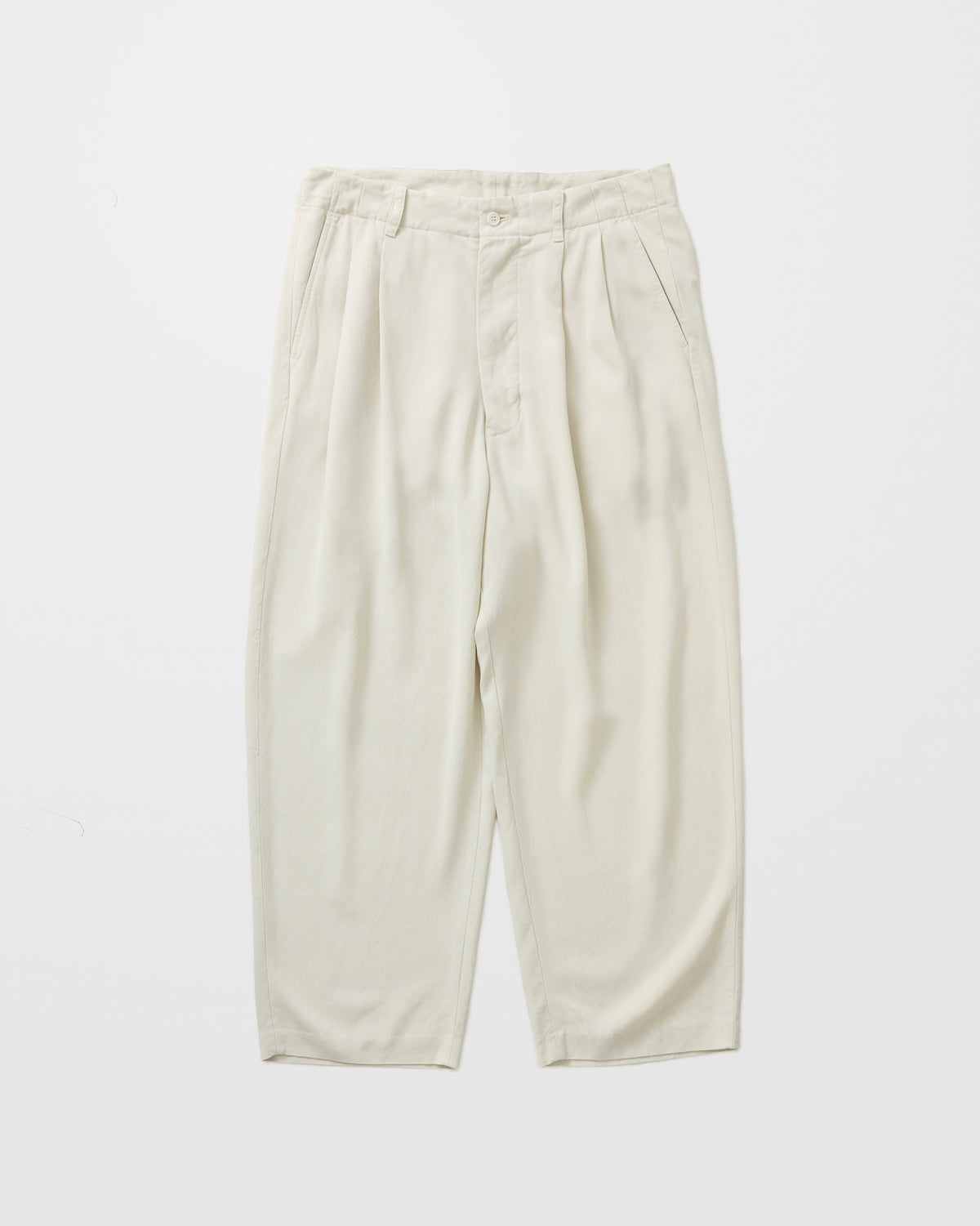 concause TENCEL WIDE SLACKS / OFF WHITE 正面
