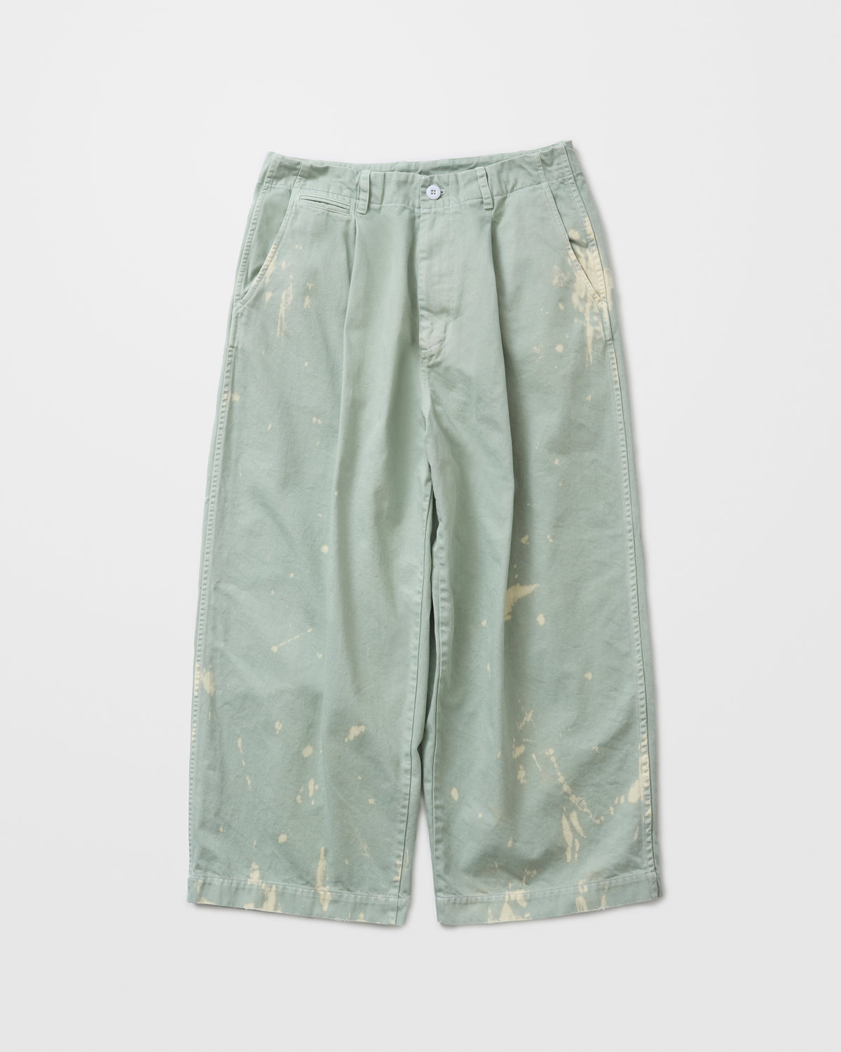 concause WIDE CHINO TROUSER / BLUE 正面
