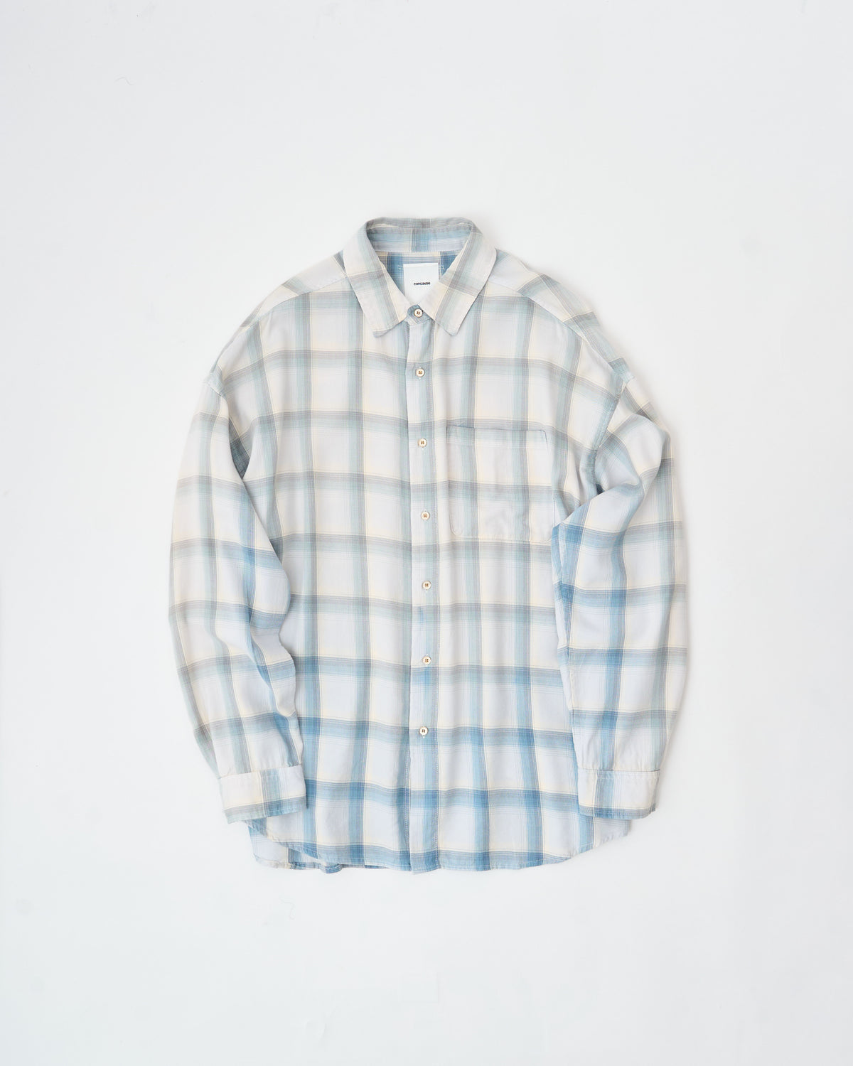concause REGULAR COLLAR CHECK SHIRT 26AW チェック柄 レギュラーカラーシャツ 商品画像 7