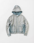 concause Online Shop (コンコース オンラインショップ) |FADE FULL ZIP HOODIE (フェードフルジップフーディ) | メンズ パーカー フーディー ヴィンテージ ビンテージ ドメスティック ブランド 加工 ダメージ カジュアル  BLUE ブルー アオ 青