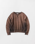concause Online Shop (コンコース オンラインショップ) | FADE EMBROIDERY FV SWEAT (フェード刺繍スウェット) | メンズ ヴィンテージ ビンテージ ドメスティック ブランド 長袖 加工 ダメージ カジュアル スウェット トレーナー BLACK ブラック クロ 黒