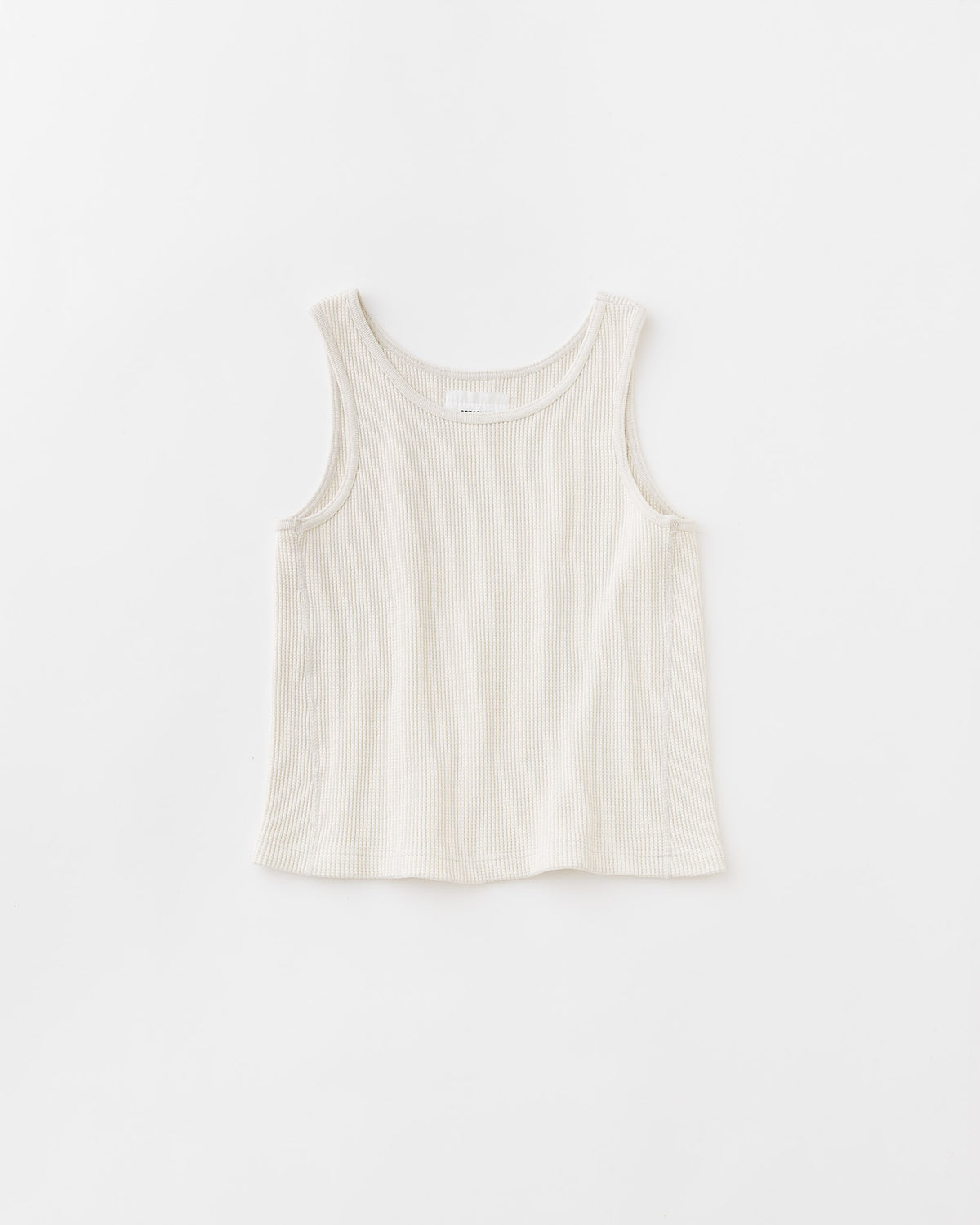 concause Online Shop (コンコース オンラインショップ) | WAFFLE TANK TOP (ワッフルタンクトップ)| レディース ウィメンズ ヴィンテージ ビンテージ ドメスティック ブランド タンク 加工 ダメージ カジュアル OFF WHITE オフホワイト シロ 白