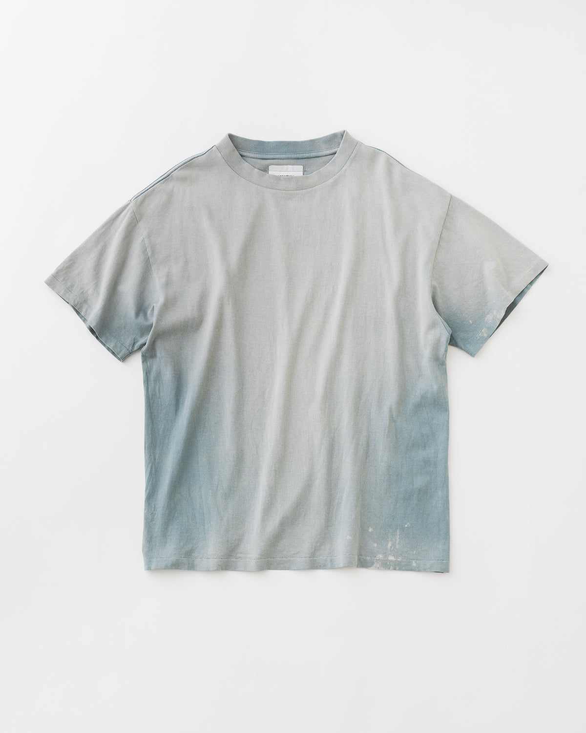 concause FADE TEE / BLUE 正面（全体像）
