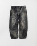 concause SUN FADE PINTER PANTS / BLACK 正面（全体像）
