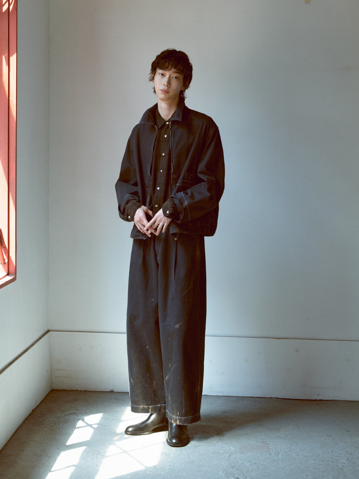 WIDE CHINO TROUSER