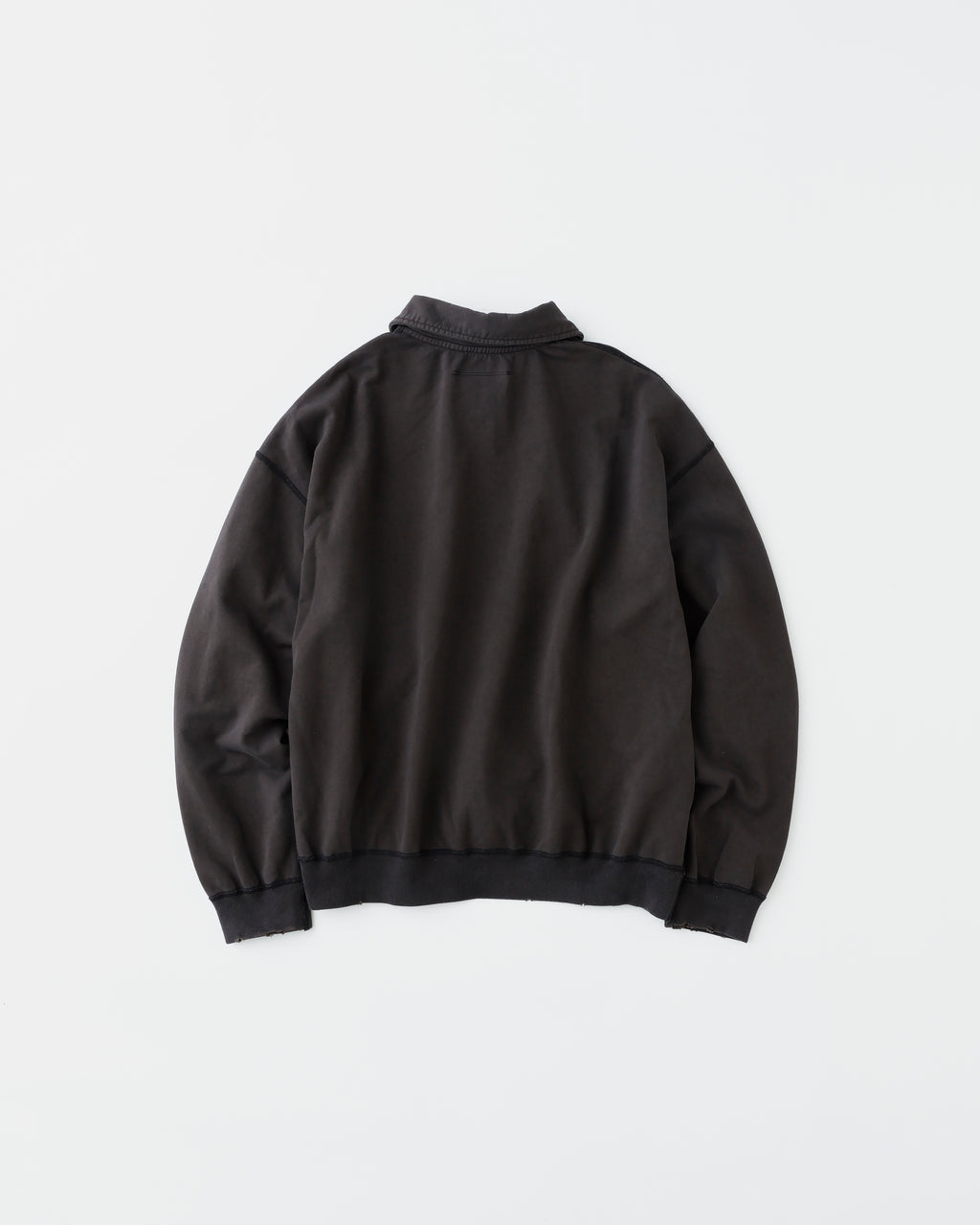 concause HALF ZIP SWEAT SHIRTS / BLACK 背面
