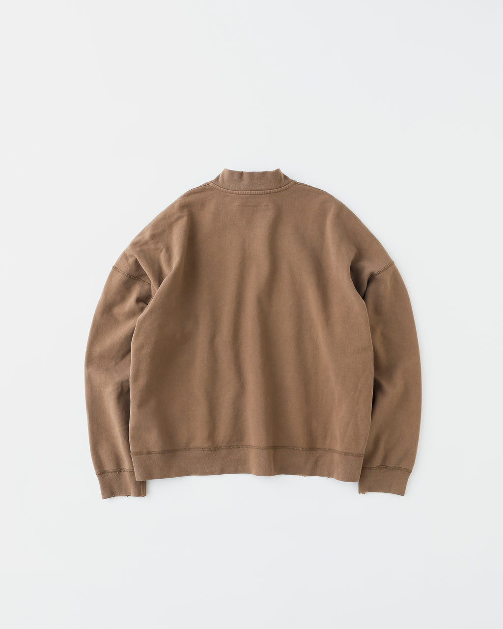 concause FULL ZIP SWEAT CARDIGAN / TAUPE 背面
