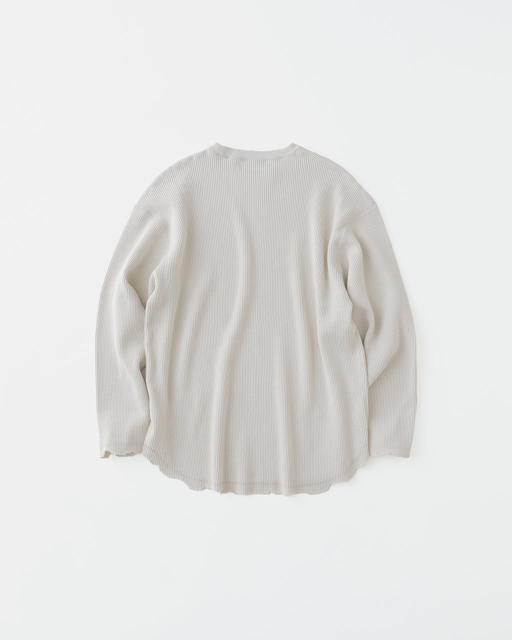 concause HEAVY WAFFLE L/S TEE / OFF WHITE 背面
