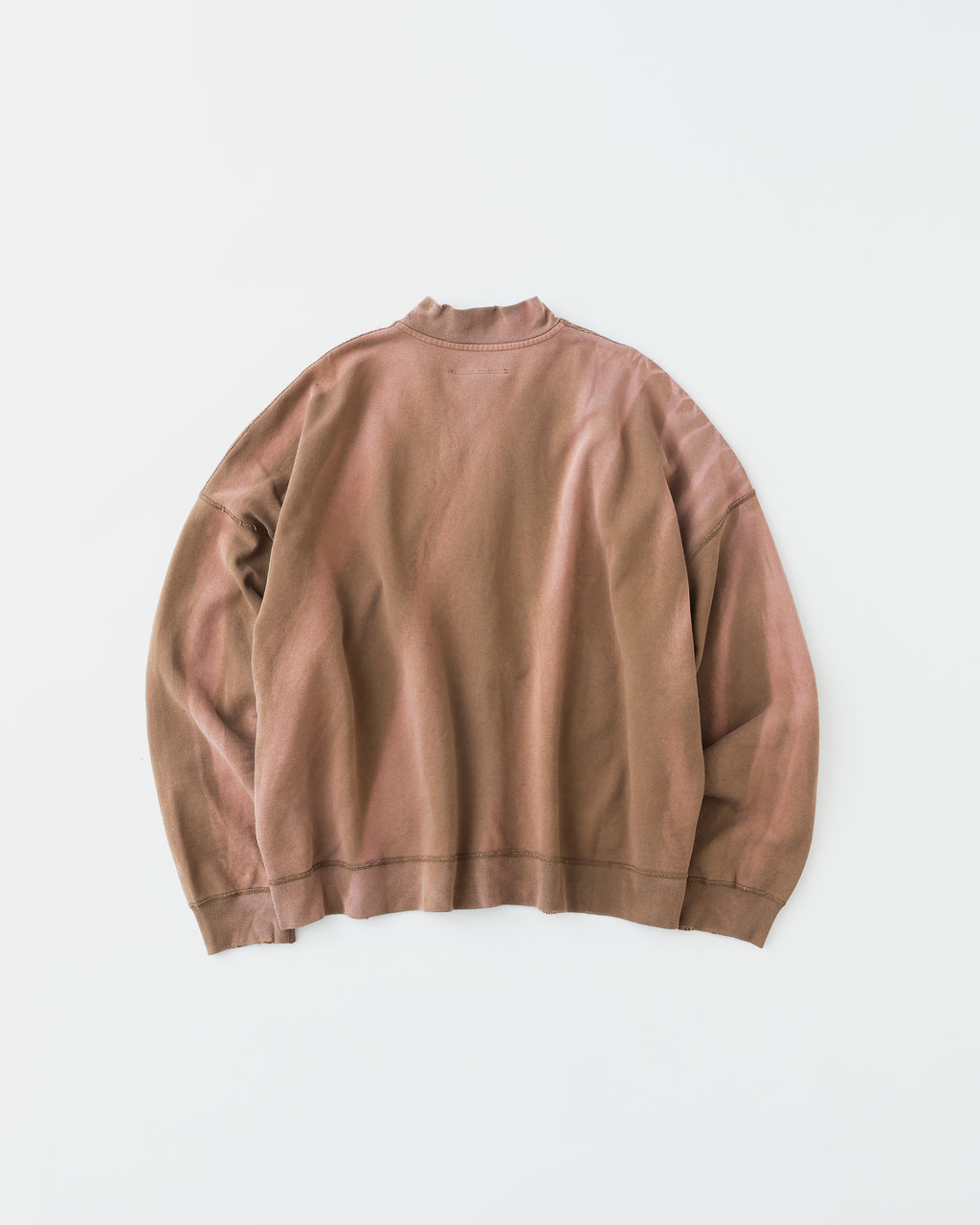 concause FULL ZIP SWEAT CARDIGAN EX / BEIGE 背面
