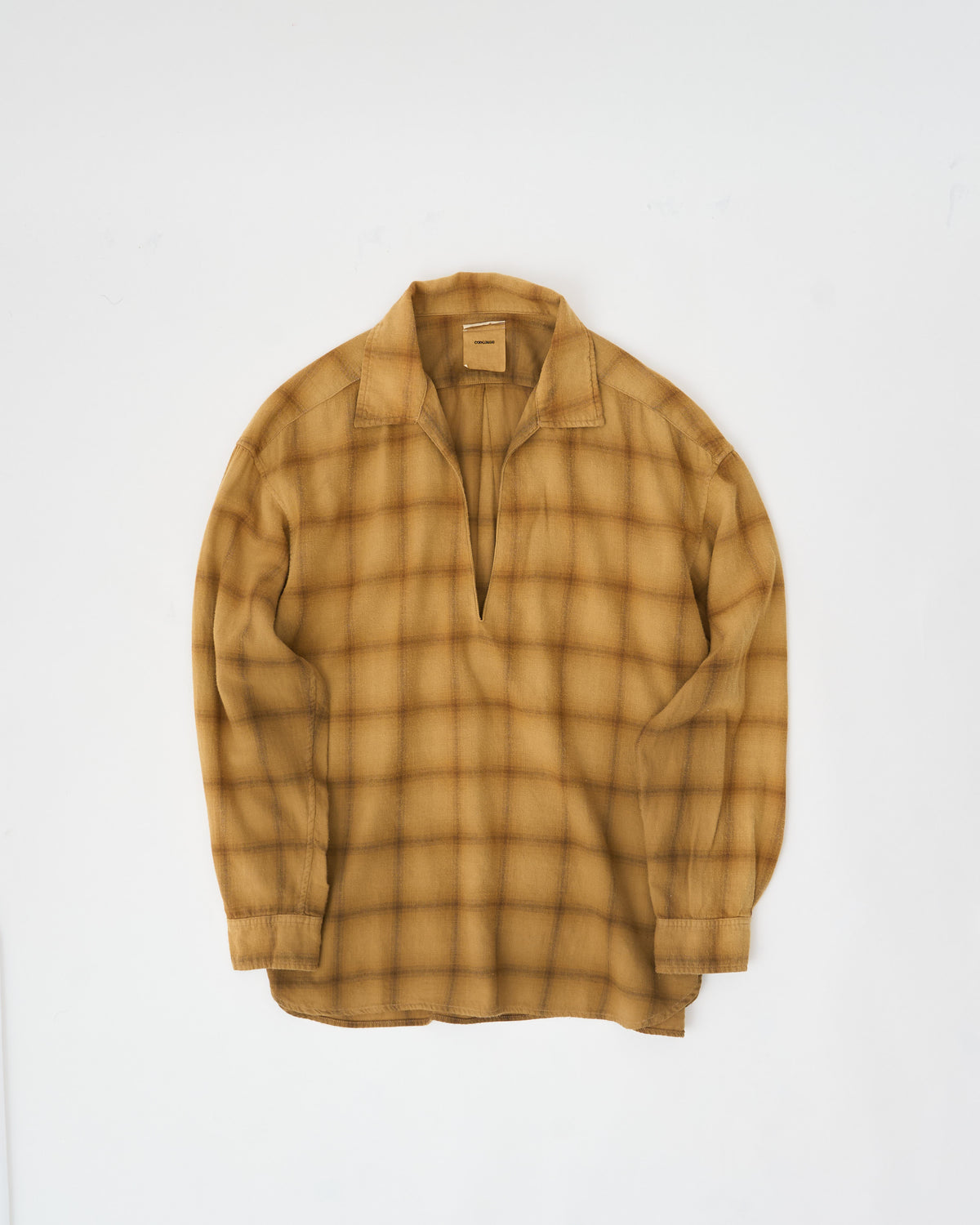concause SKIPPER SHIRT CHECK 26AW チェック柄スキッパーシャツ 商品画像 4