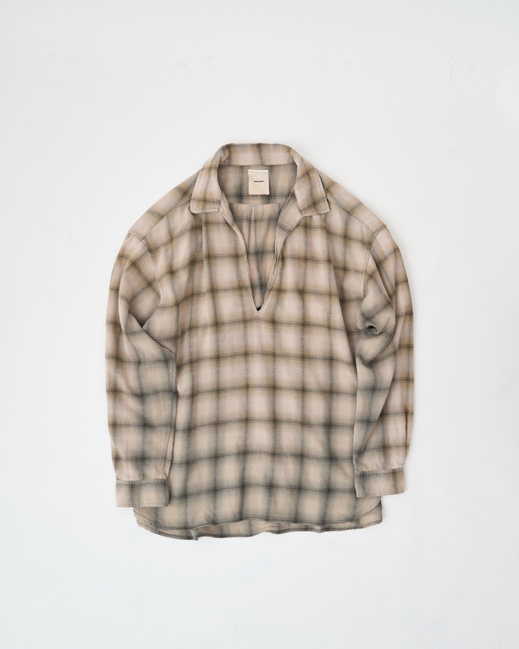 concause SKIPPER SHIRT CHECK 26AW チェック柄スキッパーシャツ 商品画像 7