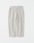 concause CORDUROY LUNCH PANTS / IVORY 正面（全体像）
