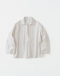 concause FRENCH SKIPPER SHIRTS / OFF WHITE 正面（サイドアングル）
