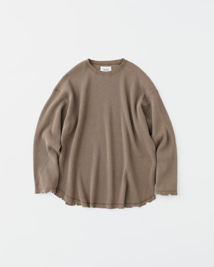 HEAVY WAFFLE L/S TEE
