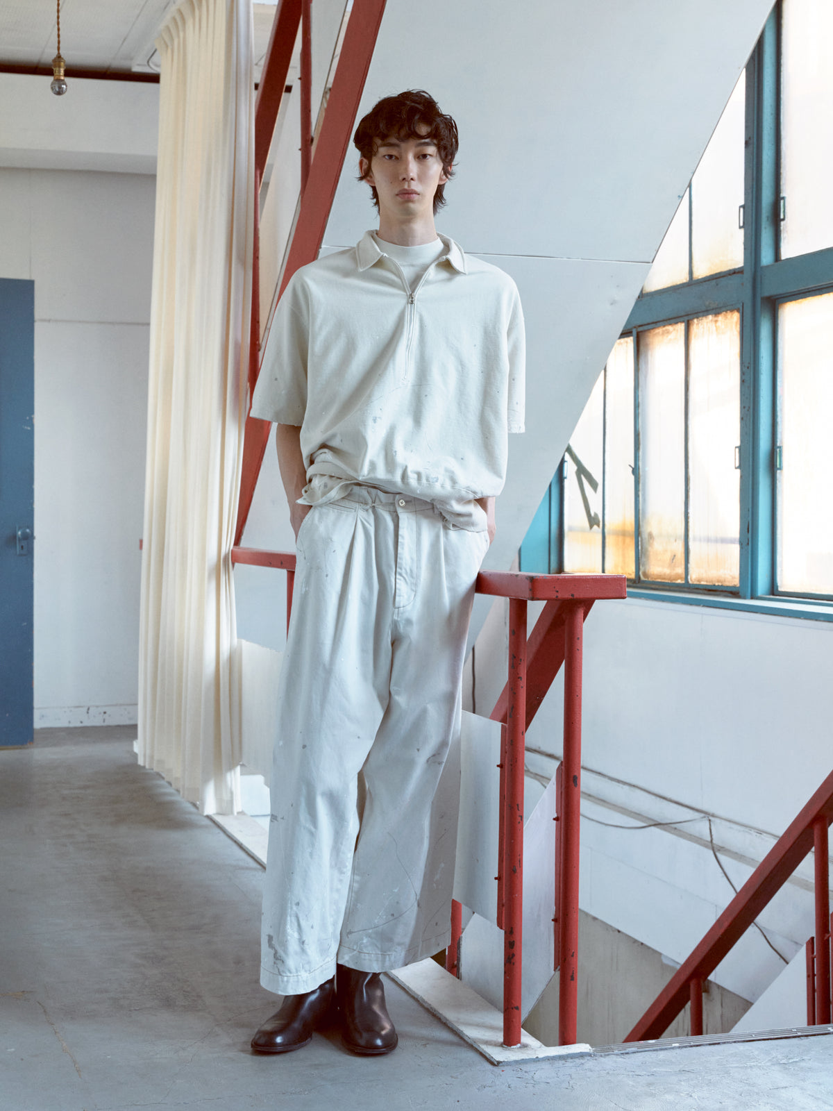 WIDE CHINO TROUSER